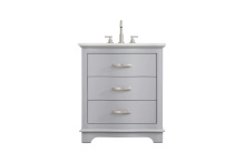 Elegant VF10230GR - Vanity Cabinet 30"W x 22"D x 34"H grey