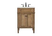 Elegant VF12524DW - 24 Inch Single Bathroom Vanity in Driftwood