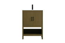 Elegant VF25224MCB - Vanity Cabinet 2Dr W24''xD19''xH34" Chestnut Brown