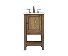 Elegant VF27019DW - 19 inch Single bathroom vanity in driftwood