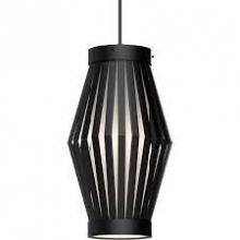 Alora Lighting PD434509MBOP - Hana 9-in Matte Black/Opal Matte Glass 1 Light Pendant