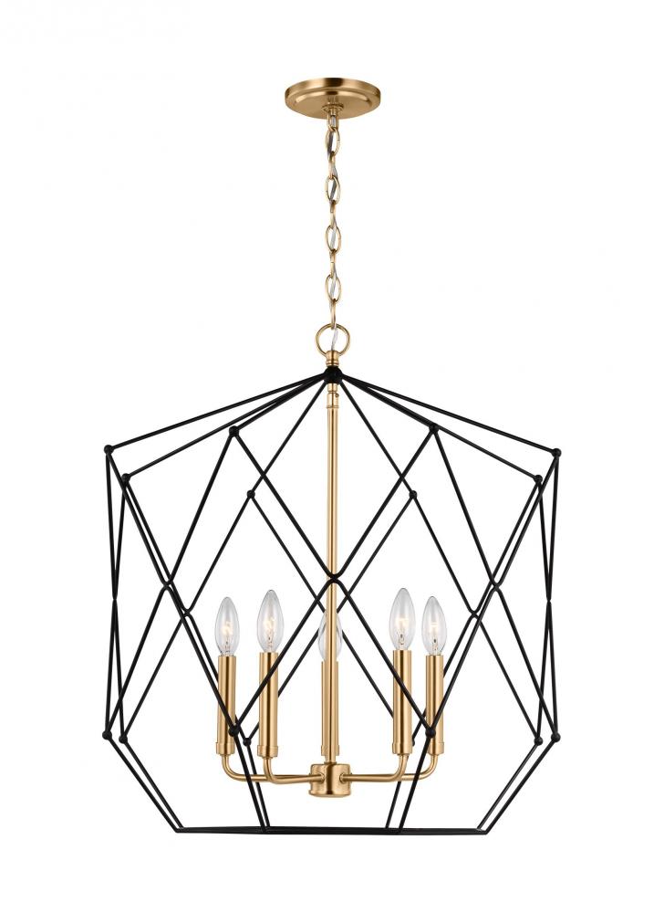 Large Five Light Lantern