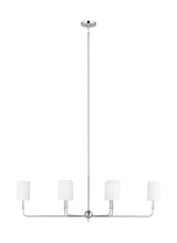 Visual Comfort & Co. Studio Collection 3609306EN-962 - Foxdale Six Light Linear Chandelier