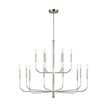 Visual Comfort & Co. Studio Collection EC10015PN - Brianna Large Two-Tier Chandelier