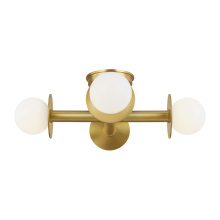 Visual Comfort & Co. Studio Collection KF1034BBS - Nodes Semi-Flush Mount
