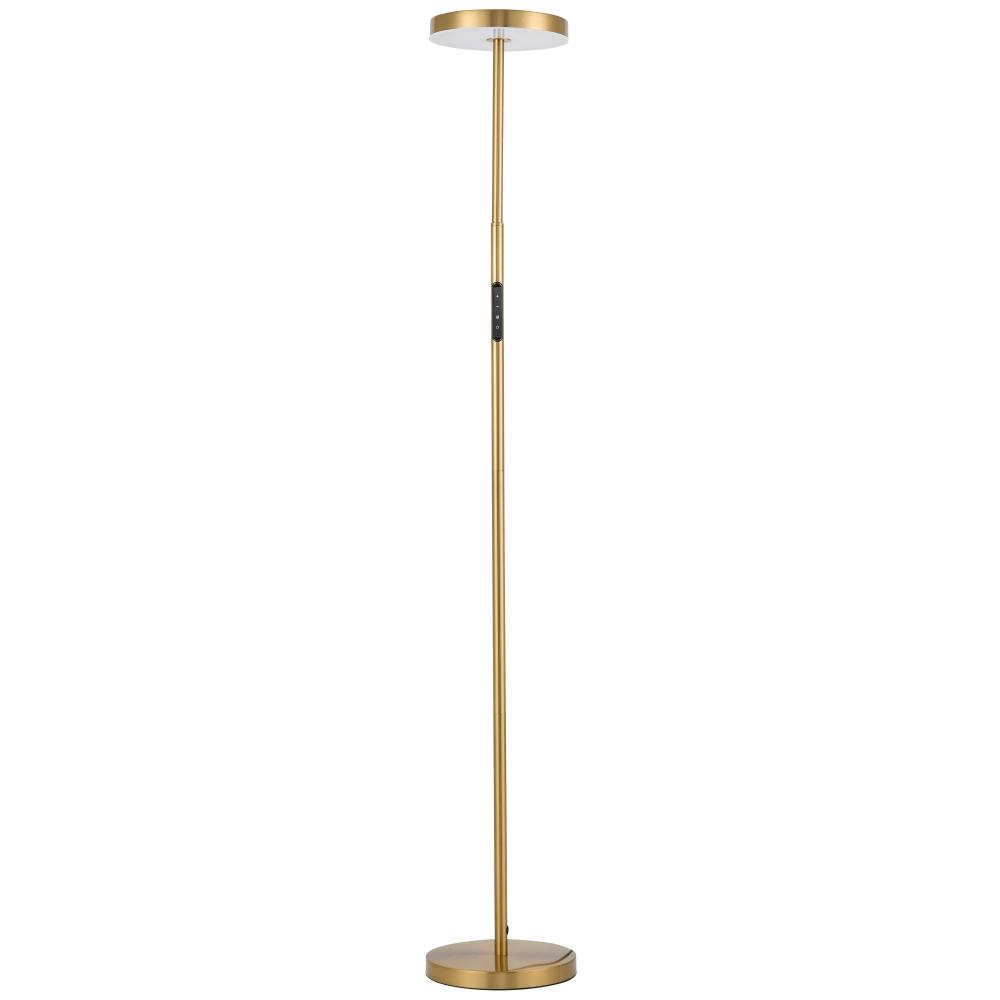 30W Floor Lamp, PC w/ WH Acrylic Diffuser