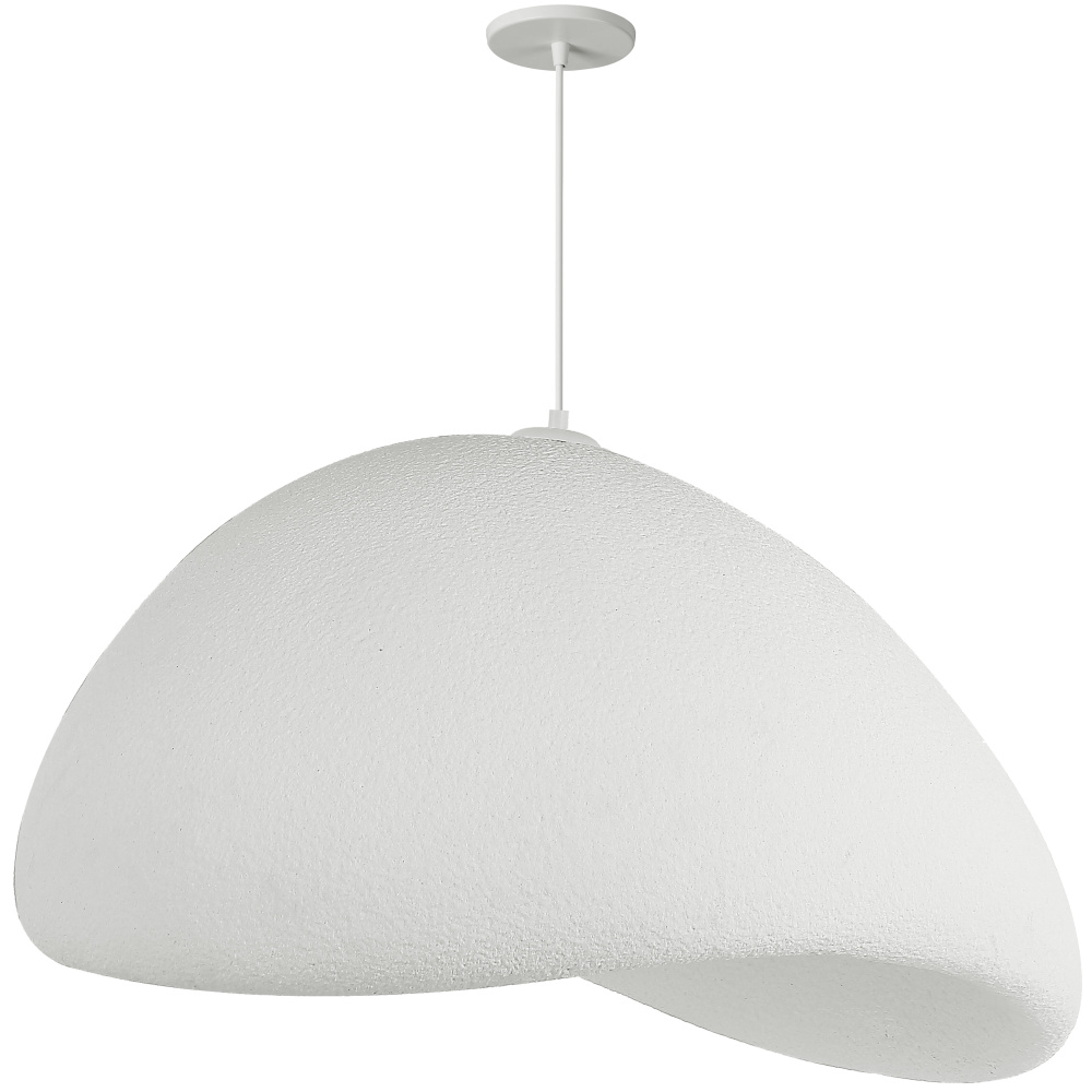 1 Light Pendant in Matte White