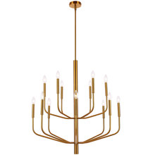 Dainolite ELN-3214C-AGB - 14 Light Incandescent Aged Brass Chandelier