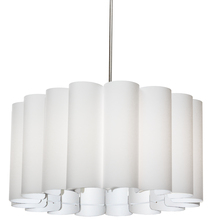 Dainolite SAN244-PC-790 - 4LT Sandra Pendant, JTone White, Polished Chrome