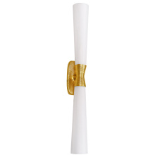 Dainolite WTY-312W-GLD - 2LT Wall Sconce, GLD w/ Opal Glass
