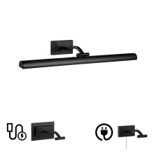 Dainolite YVO333-24LED-MB - 5 Colour Change Temp 30W Matte Black Picture Light