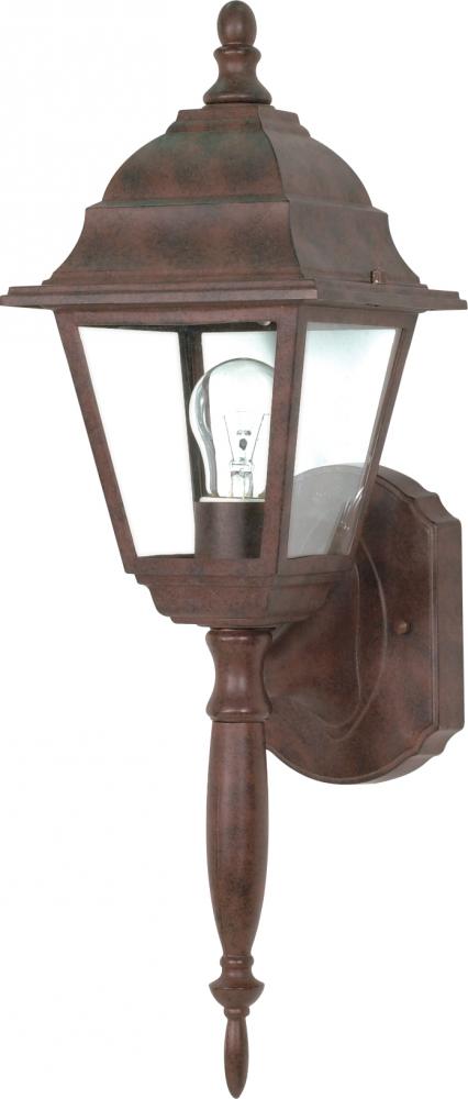 Briton - 1 Light 18" Wall Lantern with Clear Seeded Glass - Old Bronze Finish