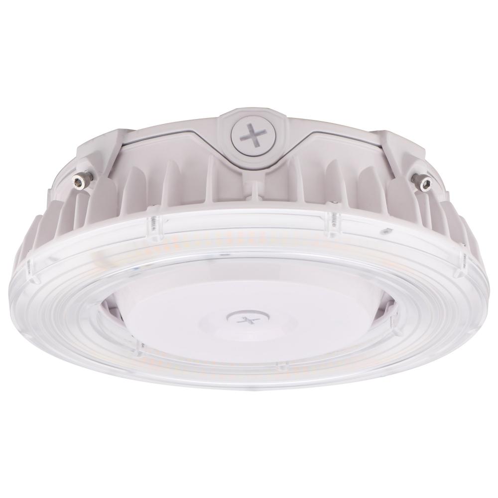 LED Canopy Fixture; 25 Watt; CCT Selectable; White Finish