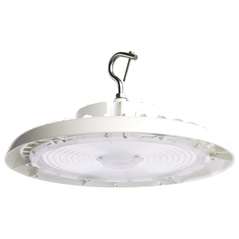 240 Watt UFO LED High Bay; 4000K; 33360 Lumens; 120-277 Volt; White Finish