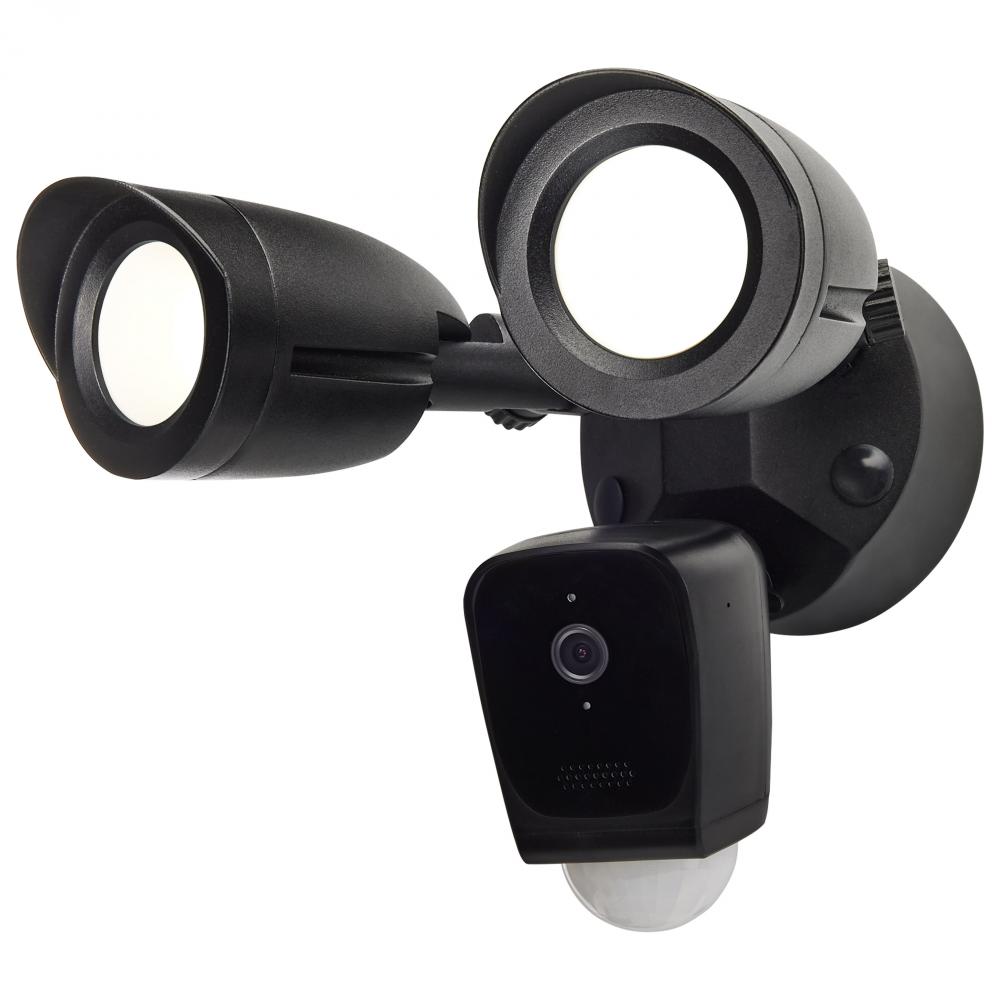 Starfish; Bullet SMART Security Light w/Camera; 20 Watt; 3000K CCT; Black Finish; 120-277 Volt
