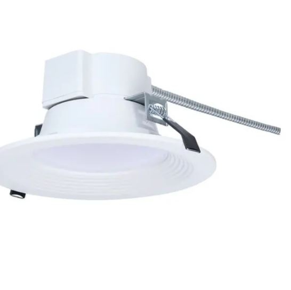 18.5W Field Selectable LED 6-Inch Commercial Downlight; Dual Dimming; Round; 120-347 Volt