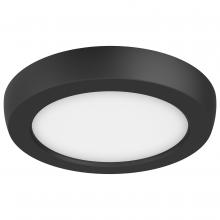 Nuvo 62/1701 - Blink Pro - 9W; 5in; LED Fixture; CCT Selectable; Round Shape; Black Finish; 120V