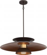 Nuvo 62/619 - Atom; Large LED Pendant with Cream Glass
