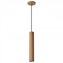 Nuvo 62/820 - Century; 12 Watt, 16" LED Pendant; Ash Wood Finish