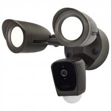 Nuvo 65/902R1 - Starfish; Bullet SMART Security Light w/Camera; 20 Watt; 3000K CCT; Bronze Finish; 120-277 Volt