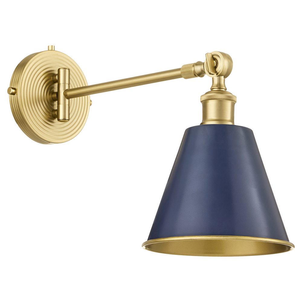 BAILEY 1LT WALL LAMP - BL/AGB