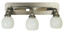 Framburg 4679 SP/PN - 3-Light Satin Pewter/Polished Nickel Aries Sconce