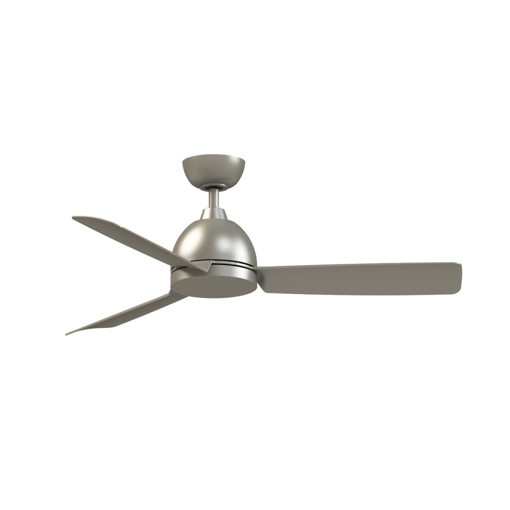 Starboard 52 inch Indoor/Outdoor Marine Grade Ceiling Fan - Brushed Nickel with Brushed Nickel