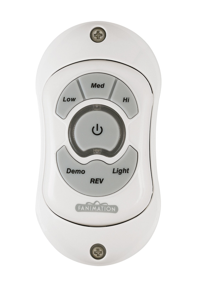 Ceiling Fan Hand-held Remote Reversing - 3 Speed Fan and Light - White