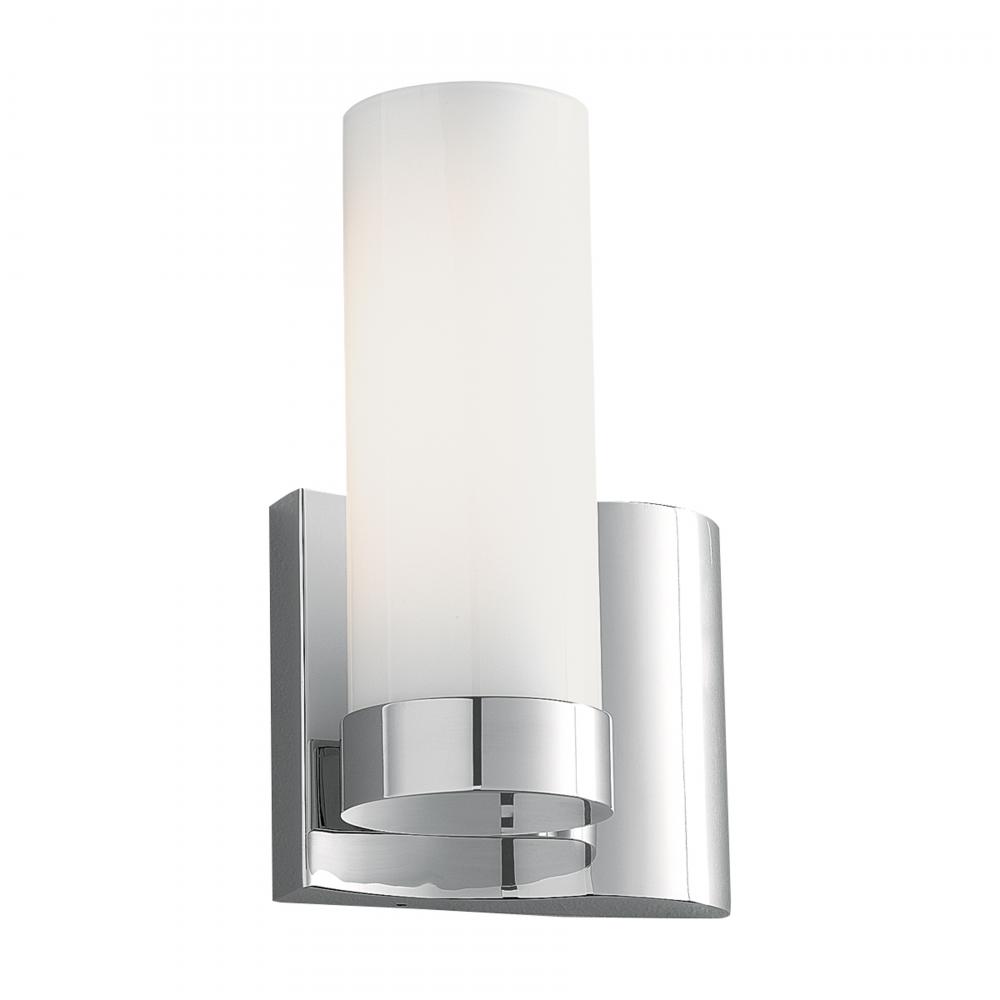 Wave 1-Light Sconce - Chrome