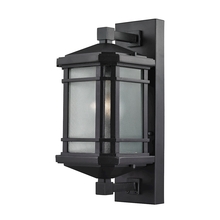 ELK Home 87041/1 - Lowell 1-Light Outdoor Wall Lamp in Matte Black
